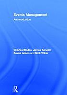 Events management : an introduction