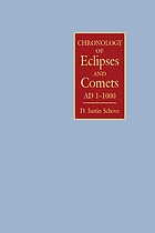 Chronology of eclipses and comets, AD 1-1000