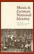 Music and German national identity door  Celia Applegate 
