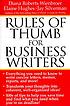 Rules of thumb for business writers door Diana Roberts Wienbroer