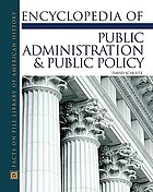 Encyclopedia of Public Administration and Public Policy cover image