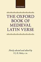 The Oxford book of medieval Latin verse