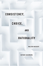 Consistency, choice, and rationality