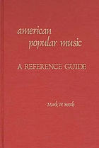American popular music : a reference guide
