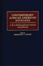 Contemporary African American novelists : a bio-bibliographical critical sourcebook