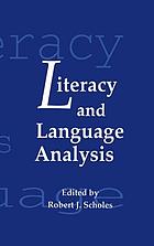Literacy and language analysis