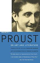 Marcel Proust on art and literature, 1896-1919