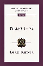 Psalms 1-72 : an introduction and commentary on Books I and II of the Psalms