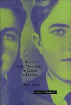 Third sex, third gender : beyond sexual dimorphism in culture and history