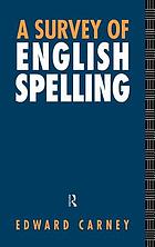 A survey of English spelling