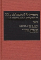 The musical woman : an international perspective, 1983