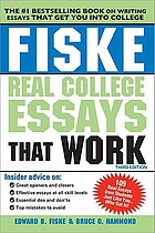 Fiske real college essays that work