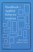 Handbook of applied behavior analysis