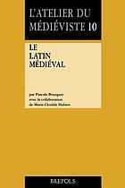 Le latin médiéval