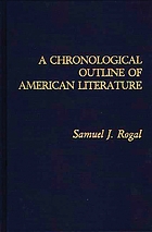 A chronological outline of American literature