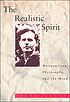 The realistic spirit : Wittgenstein, philosophy, and the mind