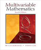 Multivariable mathematics