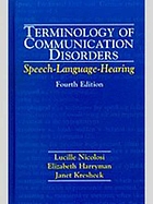 Terminology of communication disorders : speech-language-hearing