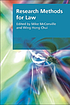 Research methods for law by Michael McConville