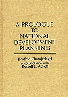 A prologue to national development planning