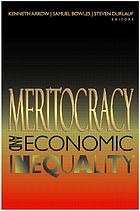 Meritocracy and economic inequality