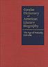 Concise dictionary of American literary biography. 