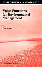 Value functions for environmental management