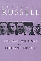 Basic writings of Bertrand Russell, 1903-1959