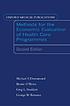 Methods for the economic evaluation of health care programmes
