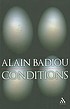 Conditions by  Alain Badiou 