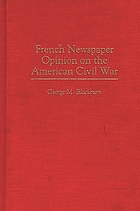 French newspaper opinion on the American Civil War
