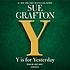 Y is for Yesterday door Sue Grafton