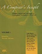 A composer's insight. Volume 2