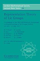 Representation theory of Lie groups : proceedings of the SRC/LMS Research Symposium on Representations of Lie Groups, Oxford, 28 June-15 July 1977