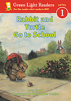 Rabbit and turtle go to school