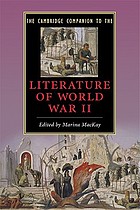 The Cambridge companion to the literature of World War II