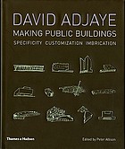 Making public buildings : specificity, customisation, imbrication