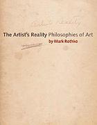 The artist's reality : philosophies of art