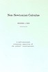 Non-Newtonian calculus por Michael Grossman