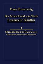 Der Mensch und sein Werk : gesammelte Schriften
