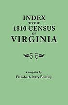 Index to the 1810 census of Virginia