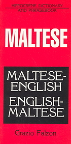 Maltese-English, English-Maltese dictionary and phrasebook
