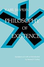 Philosophy of existence.