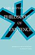 Philosophy of existence.