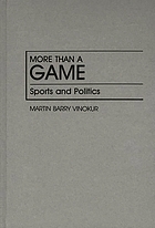 More than a game : sports and politics