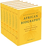 Dictionary of African biography