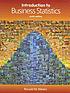 Introduction to business statistics 著者：  Ronald M Weiers 