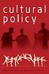Cultural policy 著者：  Toby Miller 