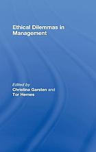 Ethical dilemmas in management