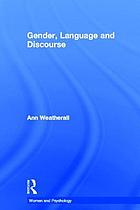 Gender, language and discourse